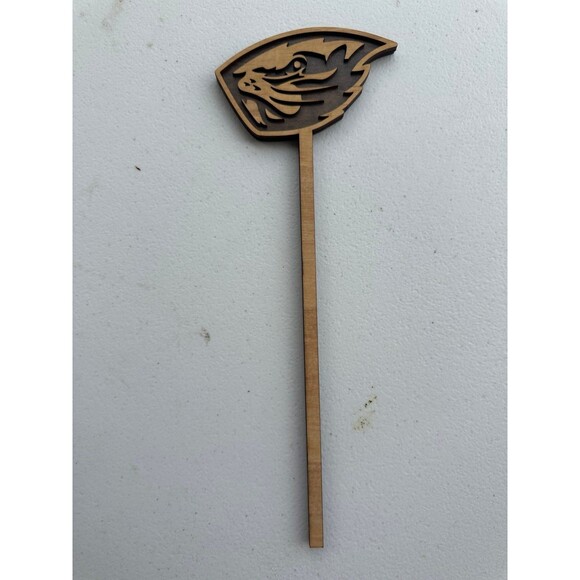 13 Custom Laser Cut Birch Wood Oregon State University Beavers Decor Stick Wands - Picture 5 of 5